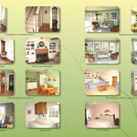 Fold-over brochure #10, middle pages